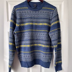 Brooks Brothers Lambswool Fair Isle Sweater